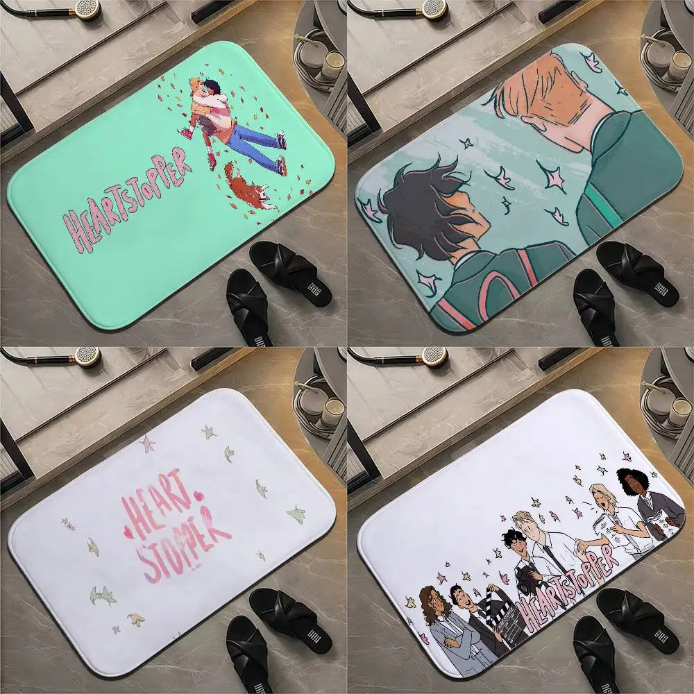 

Heartstopper Floor Mat Printed Large Carpets Room And Bedroom Carpets Bathroom Anti Slip Door MATS Small Carpets