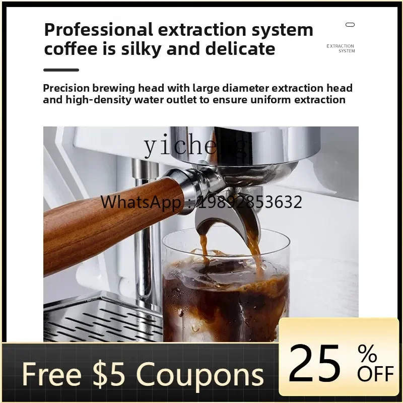 

coffee machine commercial semi-automatic multi-boiler double head intelligent touch screen electronic control coffee machine