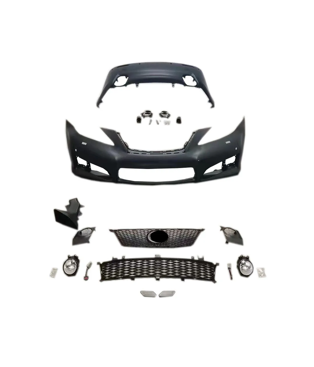 Front Bumper Surround Body Kits for Lexus is 2006-2012 Front bumper grille fog lamp Car Accessories