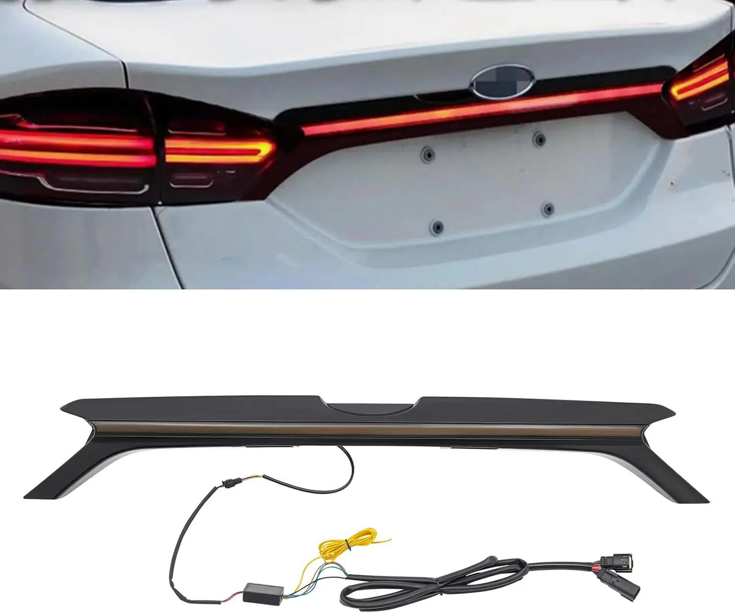 أضواء خلفية LED لسيارة Ford Fusion / Mondeo 2013-2019 الرسوم المتحركة الديناميكية DRL