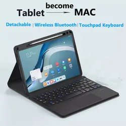 ASH for Huawei Matepad 12 X 12X 12 Inch 2024 Air 12Inch Pro 12.2 SE 11 11.5 S Pro 11 PaperMatte Touchpad Bluetooth Keyboard Case