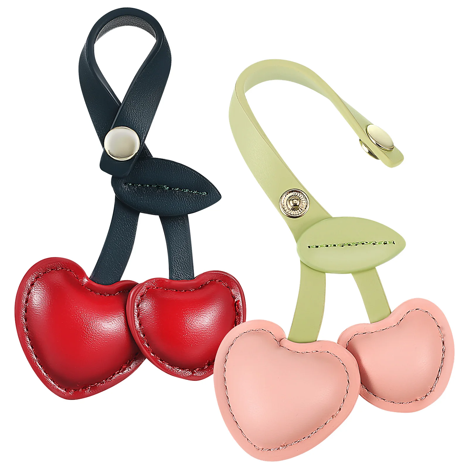 

2 Pcs Charm Cute Red Bag Accessories Charms Charms Shaped Bag Accessories Pendant For Women Girls