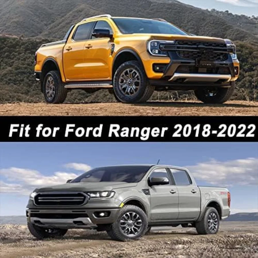 واقيات الطين الأمامية والخلفية شديدة التحمل لسيارة Ranger 20192023 حماية متينة مصبوبة ABS مع Ide سهل التركيب #3