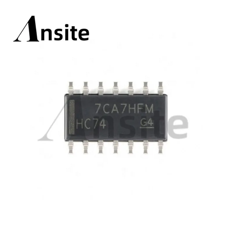 50PCS/Lot 100% new SN74HC74DR patch SOIC-14 dual Class D rise edge trigger logic chip