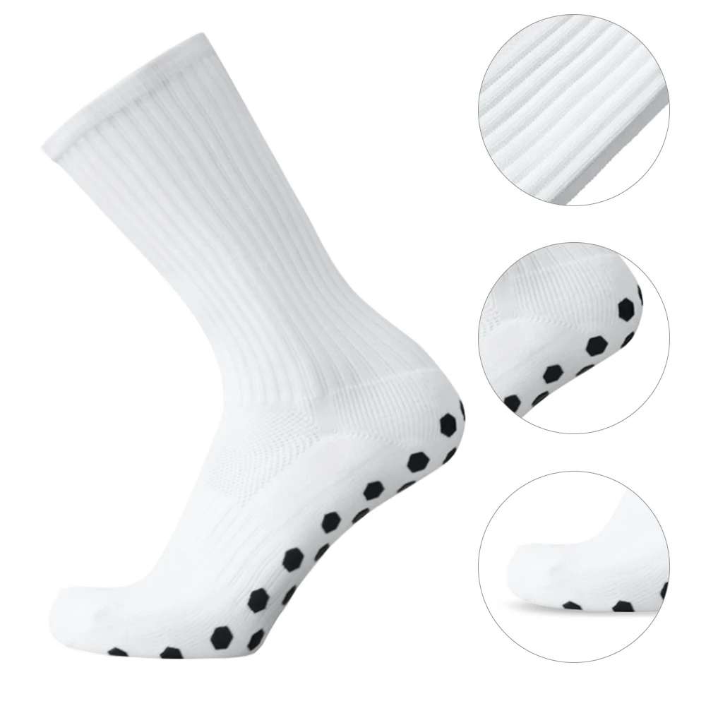 

3 Pairs Football Socks Soccer Socks for Adult Men Non-Slip Athletic Socks Outdoor Sports Running Hiking Socks athletic socks
