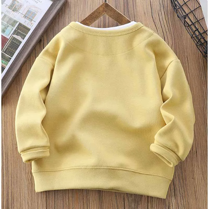 الأولاد عارضة البلوز المراهقين الخريف البلوز الأطفال الربيع جولة الرقبة البلوز الاطفال أزياء طويلة الأكمام الملابس جديد الصبي معاطف