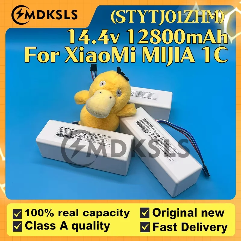 

2026 NEW 14.4V 12800mah P1904-4S2P-MM Battery For Xiaomi Mijia 1C STYTJ01ZHM Robot Vacuum Mop Cleaner Accessories battery