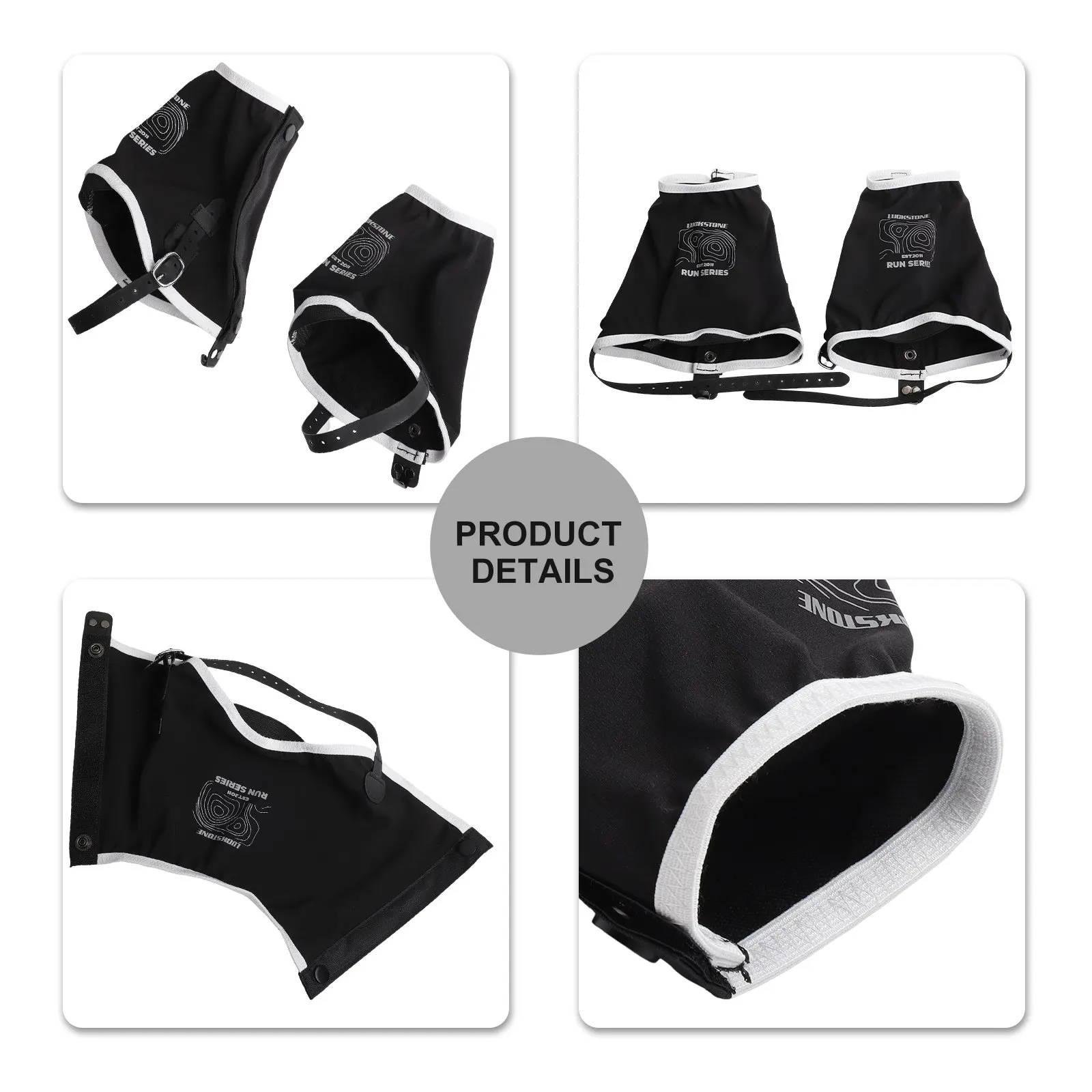 

Outdoor Activities 22-31cm Waterproof Gaiters Waterproof Shoe Gaiters Adjustable Low Gaiters Adjustable Drawstrings