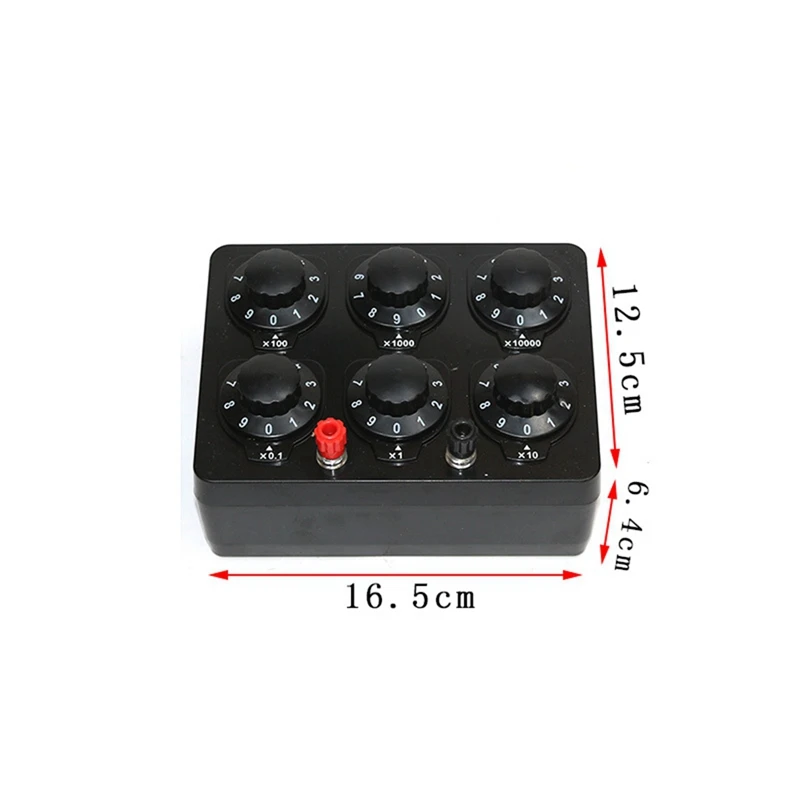 ABFT-0-99999.9 Ohm Simple Resistance Box Precision Variable Decade Resistor Teaching Instrument Teaching Resistance Box