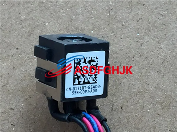 Original FOR Dell Latitude E5530 DC Power Input Jack with Cable 171XT 0171XT CN-0171XT  fully tested