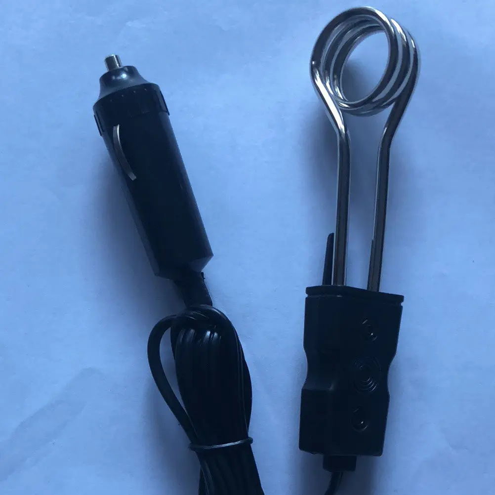 12V Car Water Heating Stick Portable Quick Boil Jug Heater for Cigarette Lighter Plug Play Energy Saving Durability