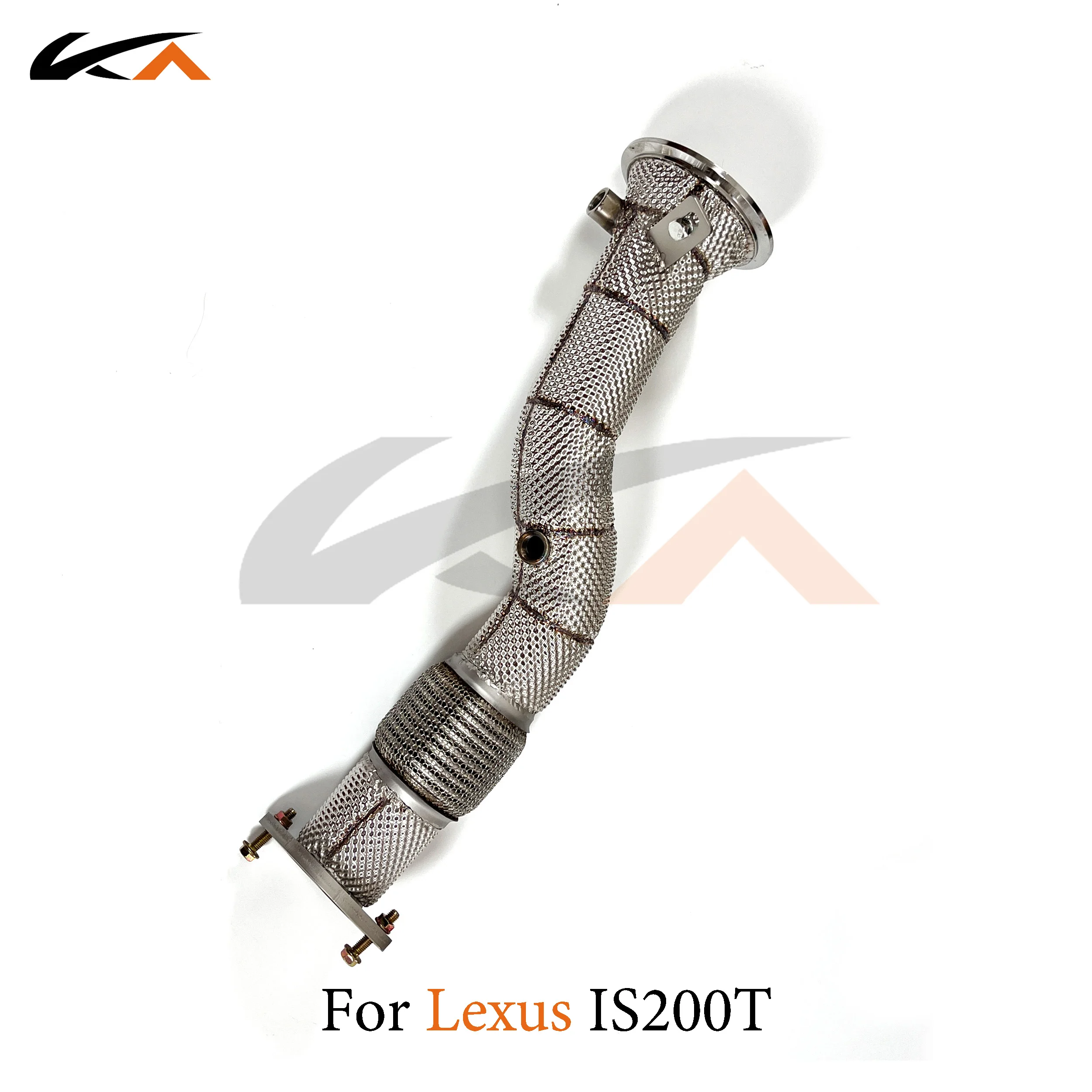 KA Tuning exhaust system parts headers stainless downpipe for Lexus IS200t 2.0T axle pipe performance catalysis heat shield