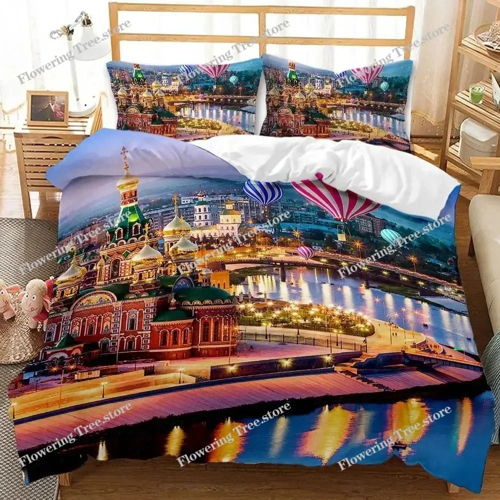 Flying Journey 3D Art Duvet Cover Set King Queen Double Full Twin Single Size Bed Linen Set