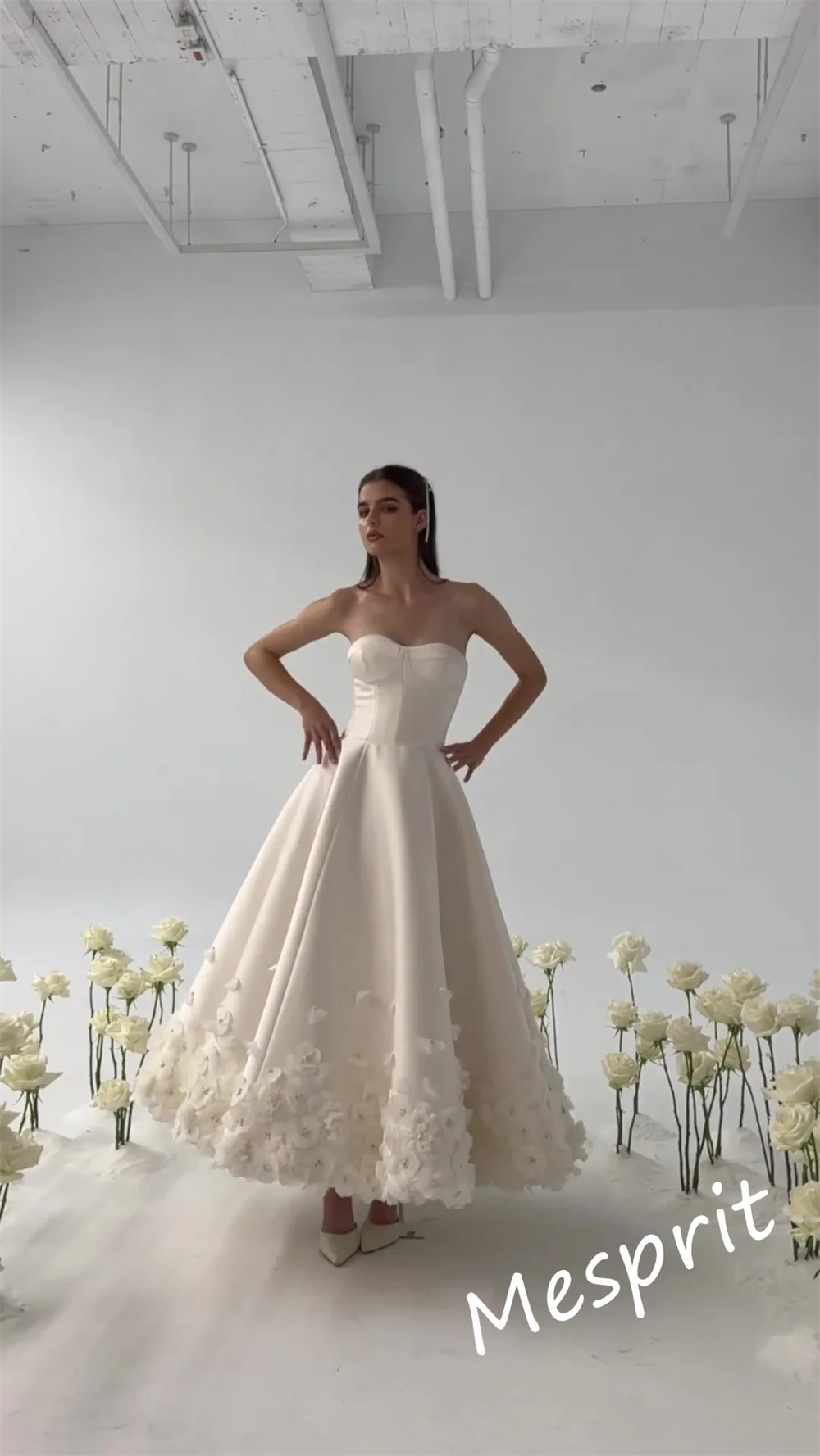 Charmeuse-Robe de Quinceanera à épaules dénudées, sur mesure, robes mi-longues pour occasions