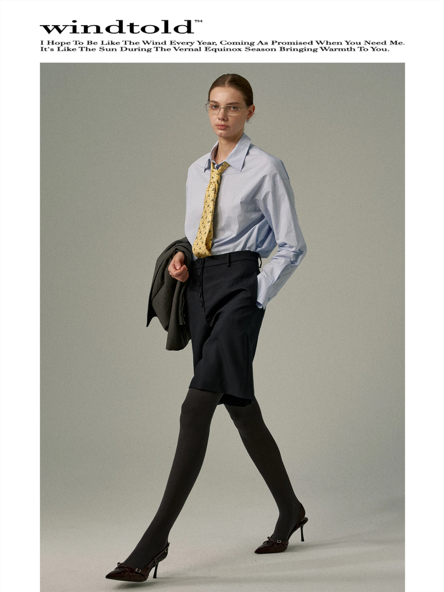 

Шорты-бермуды Windtold из шерстяной смеси, классические, на все сезоны, свободного кроя, с высокой талией, для повседневной носки