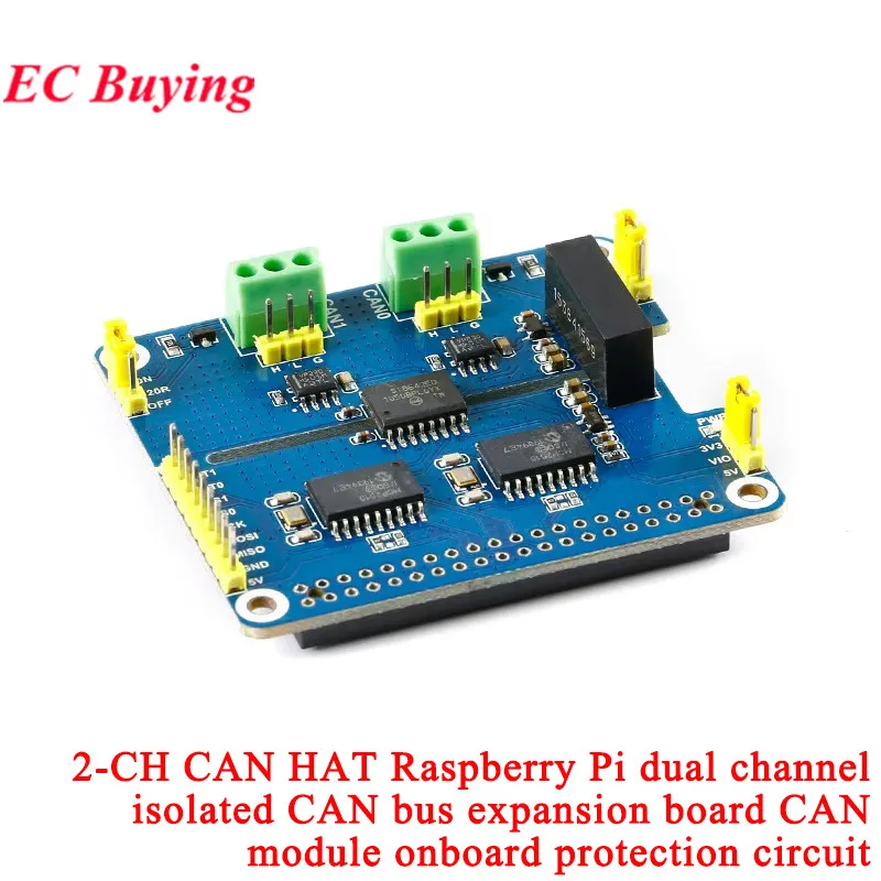 Waveshare 2-Channel Isolated CAN Expansion HAT