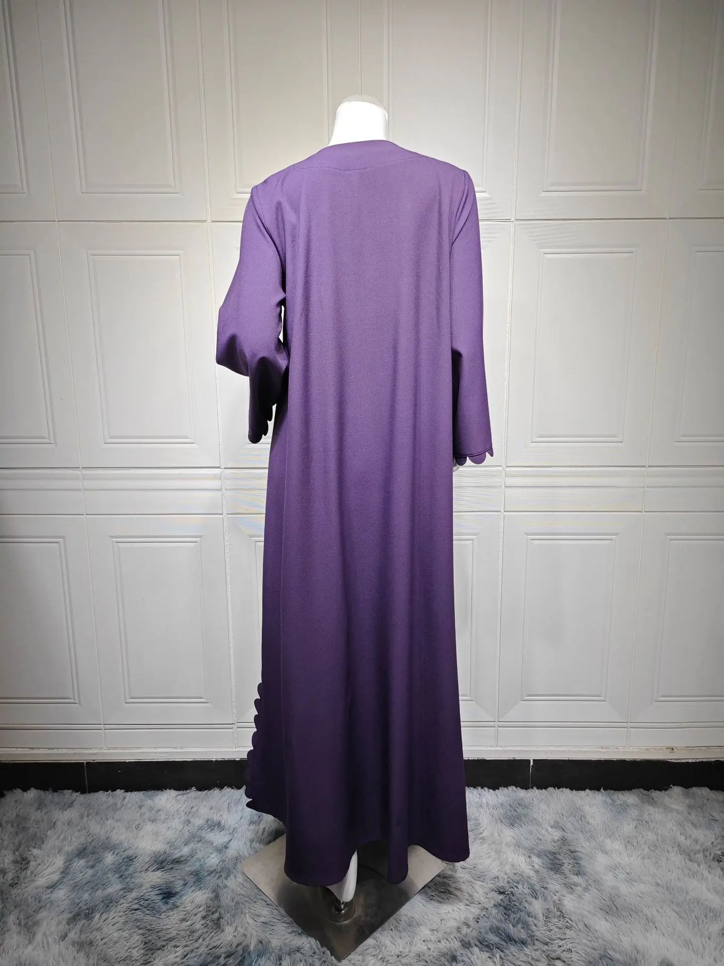 

Uni Dubai Elegant Open Abaya Hijab included Stylish Turkish Dresses For Women Two Pieces 2025