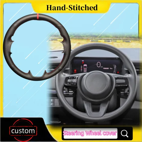 

Custom Microfiber Leather Hand-stitched Steering Wheel Cover For Honda ENS1 ENP1 XRV Vezel Fit Jazz GR 2021 2022 Car Accessories