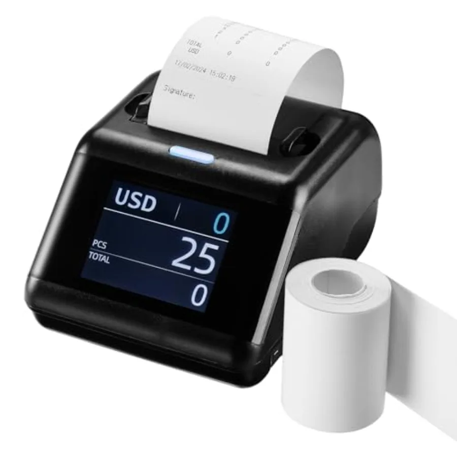 

P01 Thermal Printer for IMC01 IMC08 IMC09 Money Counter Machine Mixed Denomination External Display+Printer in One Connects via