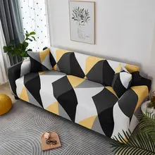 Elastic Cross Pattern Sofa Cover #6