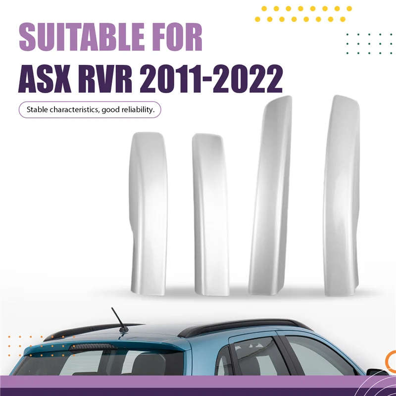 

For Mitsubishi ASX RVR Outlander Sport 2011-2022 Roof Rack Rails Luggage Cover Car Silver