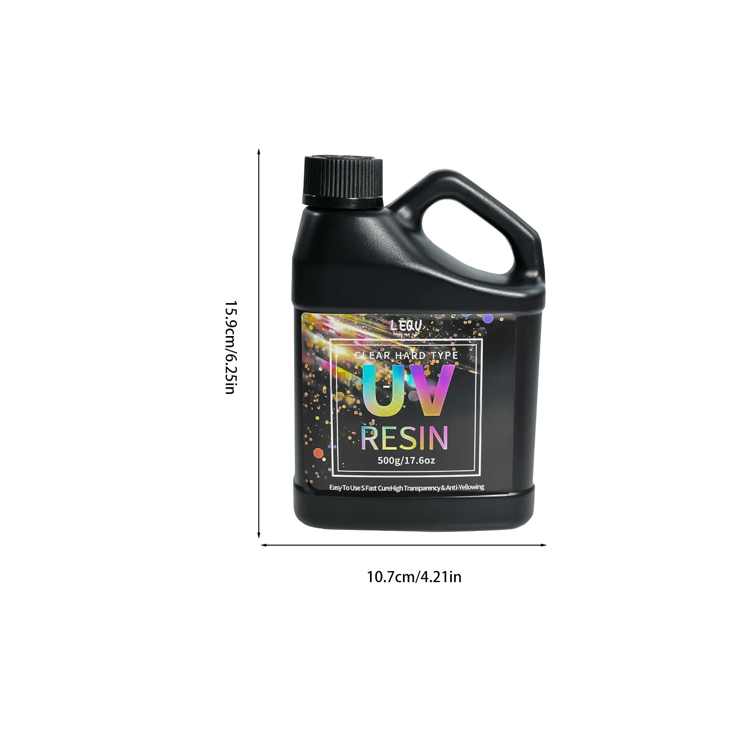 500g/1000g UV-Harzkleber – Hochtransparentes, schnell trocknendes, hochhartes UV-härtendes Harz für DIY-Harzguss, Schmuckherstellung, Anhänger und dekorative Ornamente