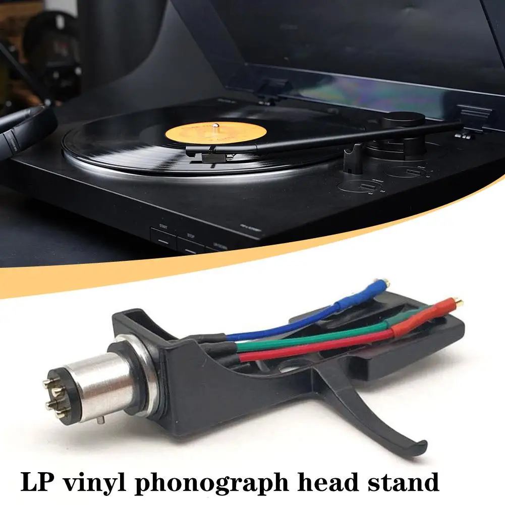 

4-Pin Phono Headshell Universal Four-Lead Connector Cable Case Headphone Phono Voice Turntable Coil W3S0