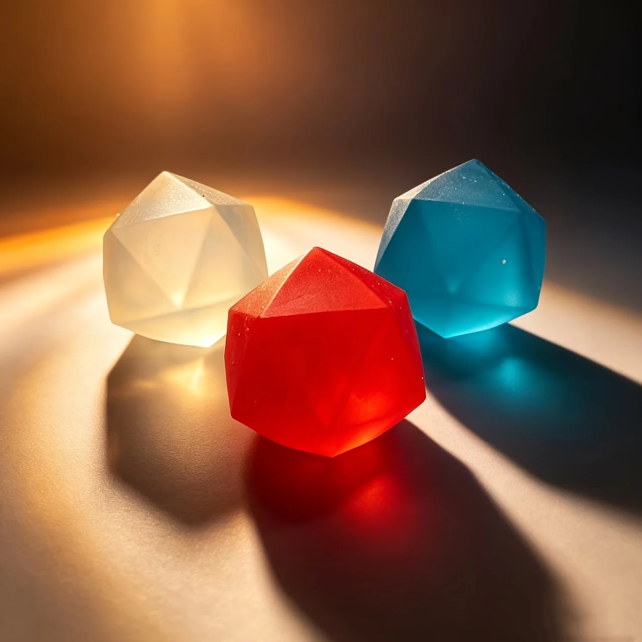 1/4Pcs Geometric Shaped Slow Rising Squishy Toy Multi Beautiful Colors Nice Look & Comfortable Hand Feel Random Color Ideal For