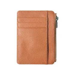 1pcs Many People Like The Multi Card Space Large Capacity Short Zipper Coin Purse