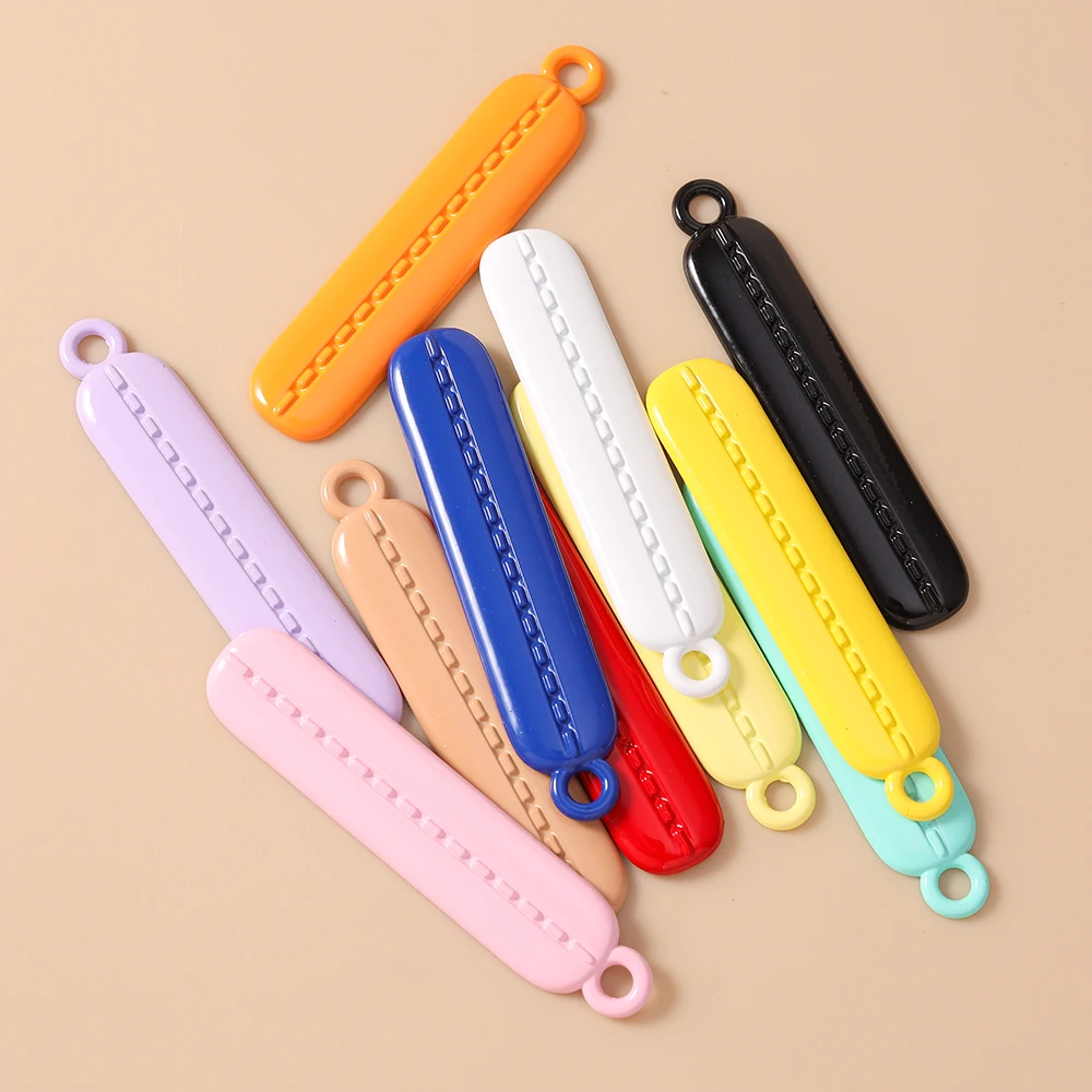 Tusember 5 Stück 51mm Niedliche Metall-Emaille 26 A-Z Alphabet Buchstaben Charms Anhänger für Schmuckherstellung Ohrringe Halsketten DIY Bastelarbeiten – Detail 15