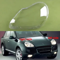 For Porsche Cayenne 2005 2006 Headlamp Cover Shade Transparent Lampshade Headlight Shell Plexiglass Replace Original Lens