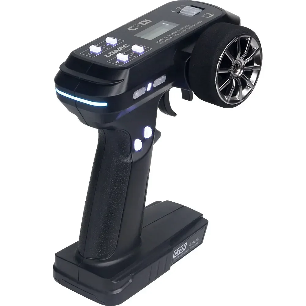 LDARC CT01 2.4GHz 8CH Remote Control Transmitter With CR1800 Receiver 18650 Battery 5 Models 2 Way Data For RC Car Tank Boat