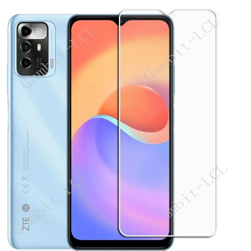 4PCS For ZTE Blade V40 Smart 5G V40Smart Screen Protective Tempered Glass On BladeA72 A72 7540N 6.52" Protection Cover Film image 2
