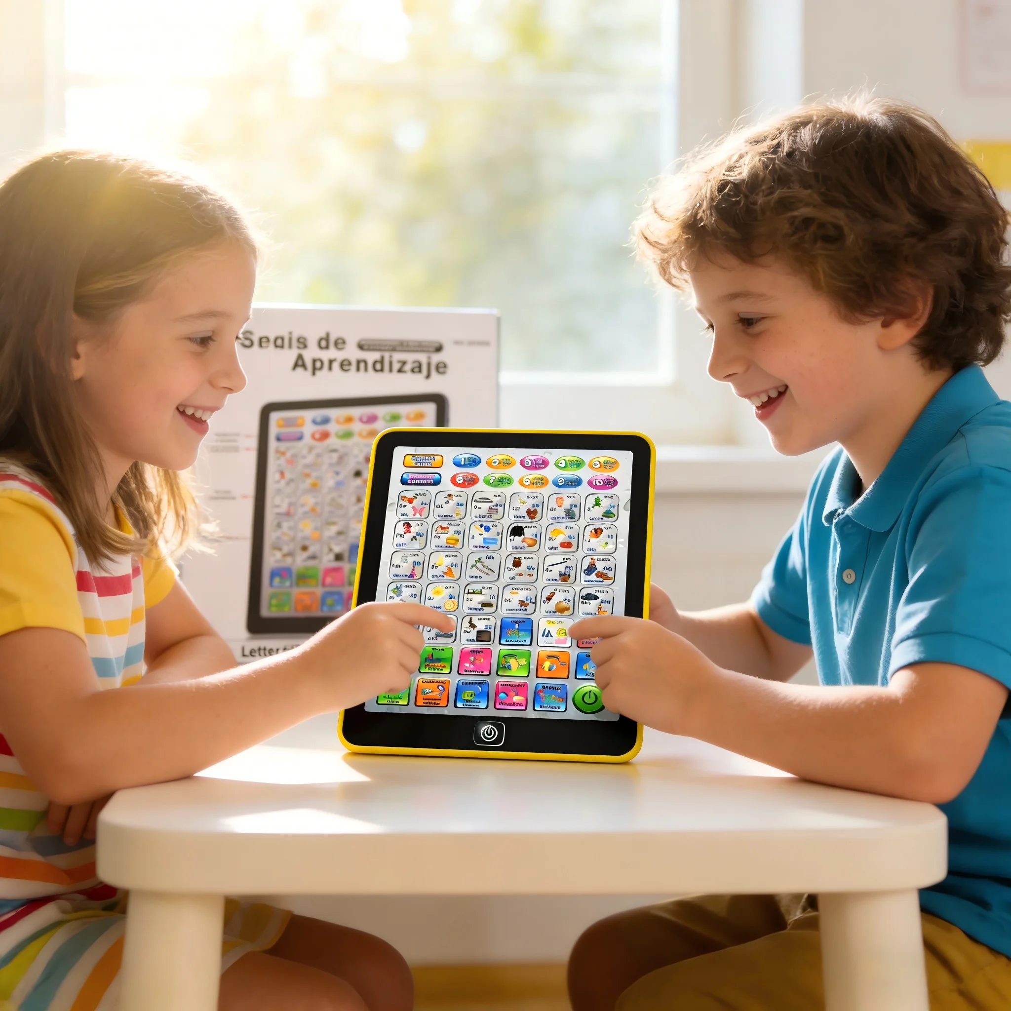 スペイン語英語学習マシン ラップトップコンピュータ おもちゃ 子供用電子玩具 就学前言語教育ギフト 幼児キッズスキル