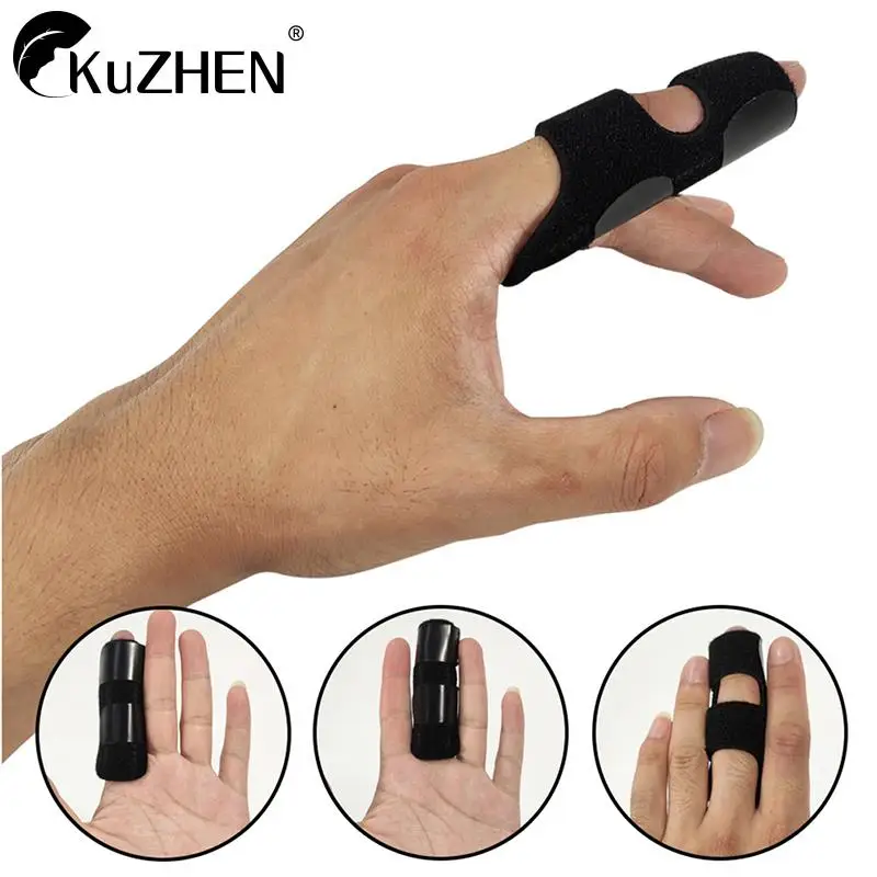 

New 1pcs Adjustable Finger Corrector Splint Trigger Finger Splint Finger Popping Guard Clicking Stiffness For Treat Pain