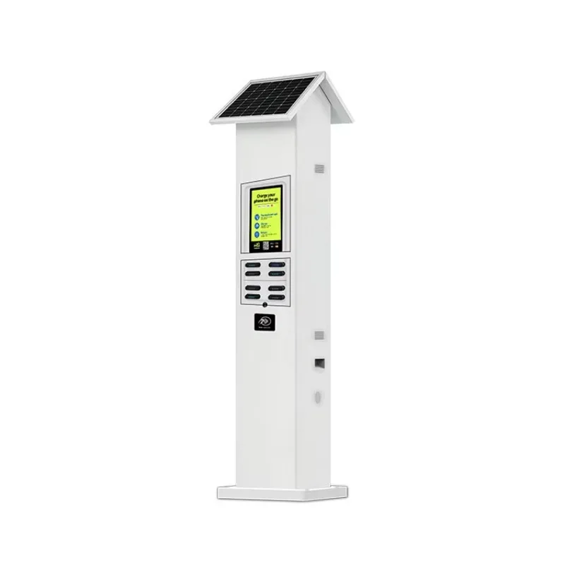 2026 New FL Wholesale Li-Polymer 8000mAh Quick Charge Shared Power Bank Rental Cabinet NFC Payment Touch Screen Station Custom