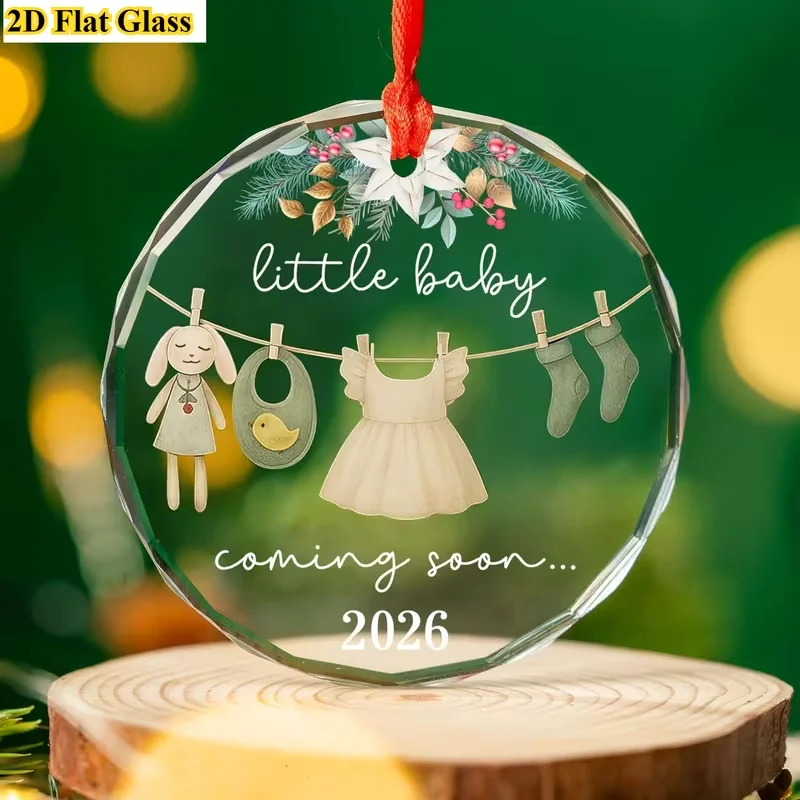 Avion 2D, jolis ornements en verre - 8x8 cm (rond de 8 cm) Articles commémoratifs de Noël et de Saint-Valentin Thanksgiving, peuvent être accrochés