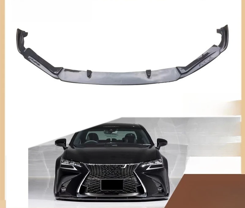 Carbon Fiber Front Lip Spoiler for 2010-2017 Lexus GS200t GS300, Car Body Kit, Exterior Accessories