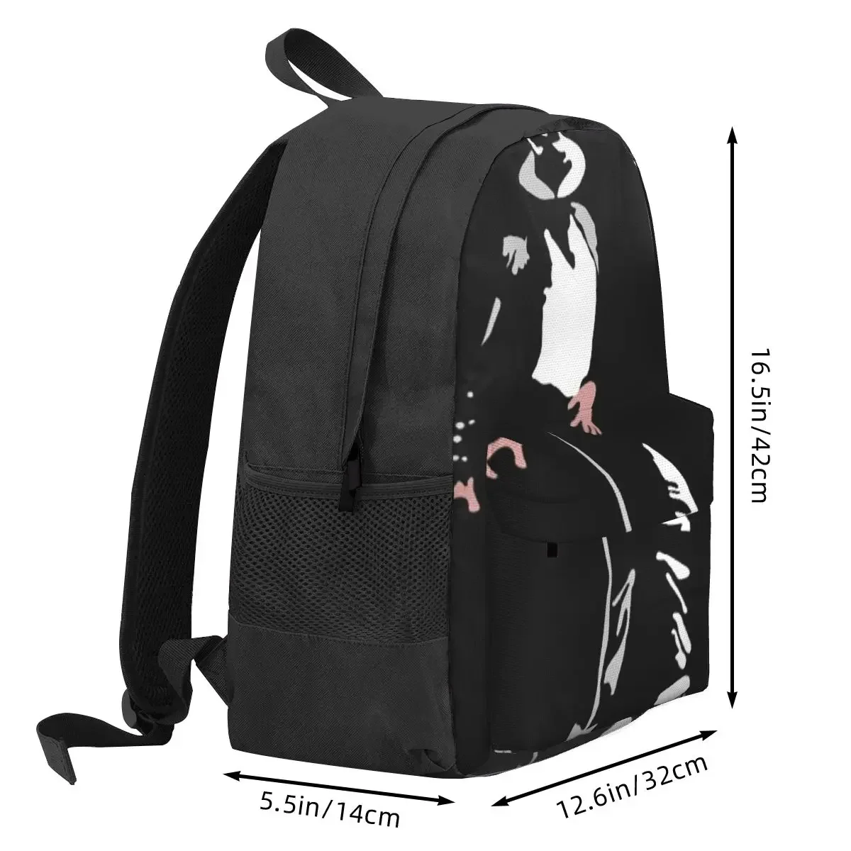 Michael Jackson Dancing Backpack Student BookBag Children School Bag Laptop Shoulder Bags for Men Women