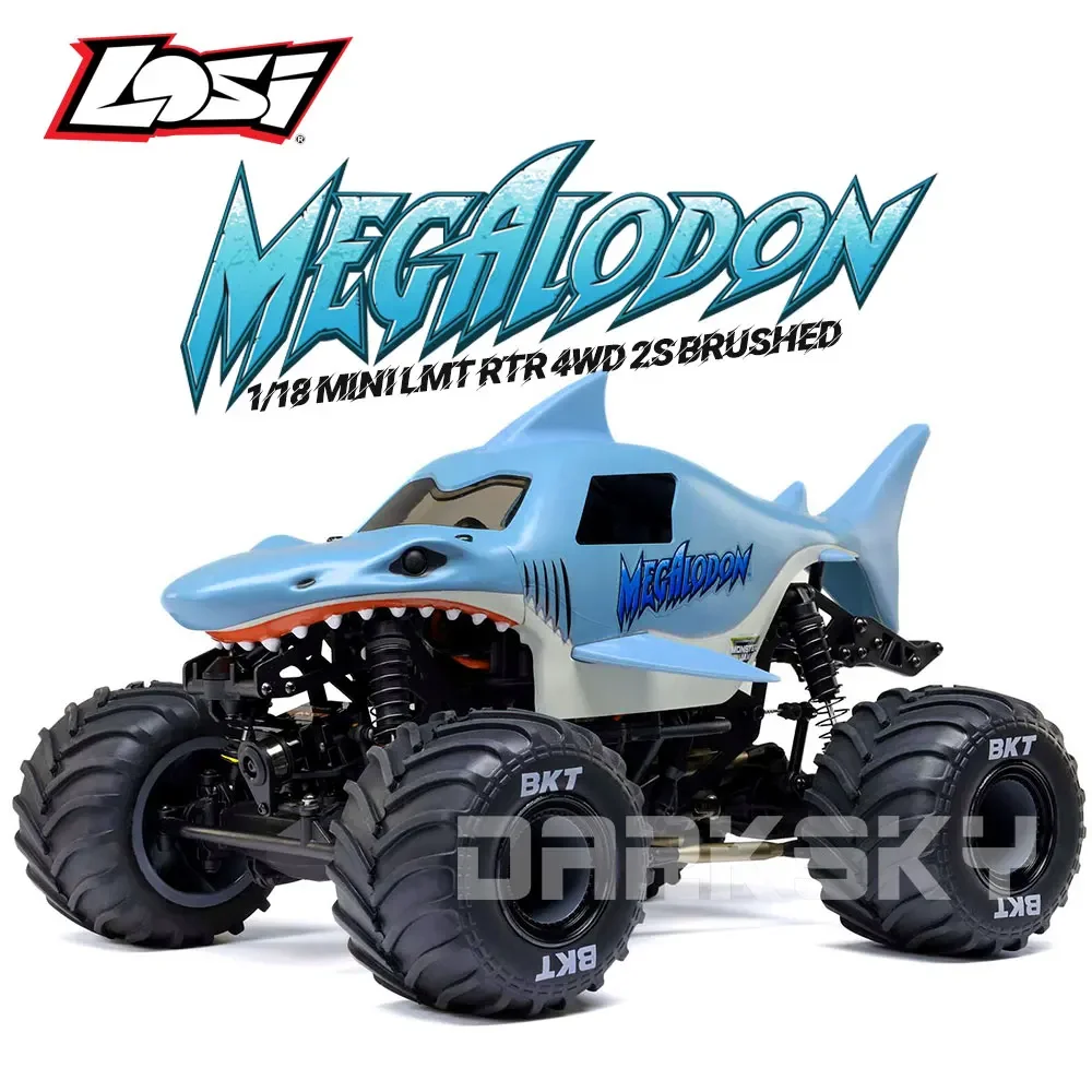 

LOSI LOS01026T3 1/18 Mini LMT RTR 4WD 2S Матовый радиоуправляемый автомобиль с дистанционным управлением, прямой мост, модель автомобиля монстра, игрушки для взрослых и детей