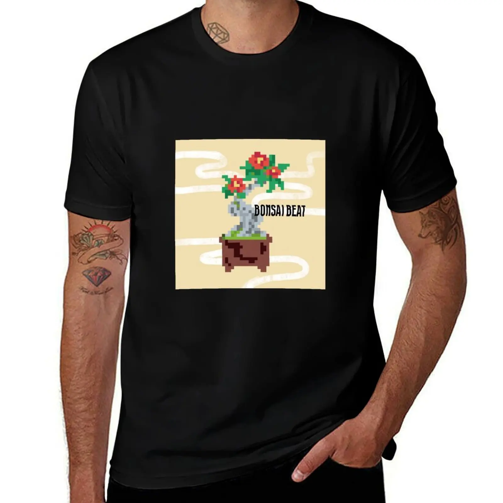 

BONSAI PIXEL ART -Tsubaki- T-Shirt Moisture Wicking Athletic T-Shirt
