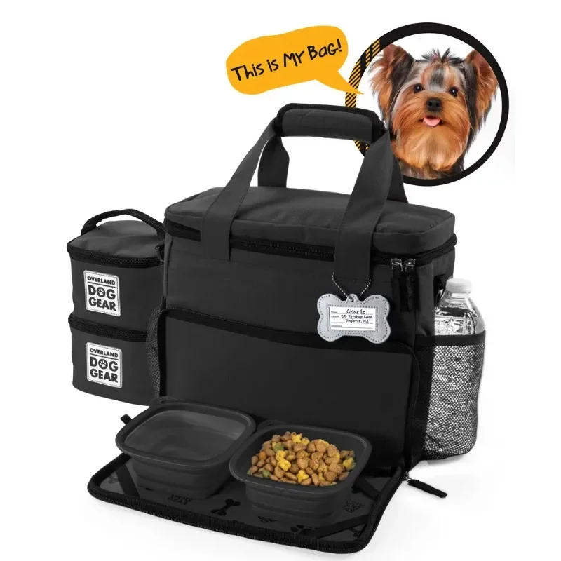 Dog Gear Week Away Bag, Small, Black