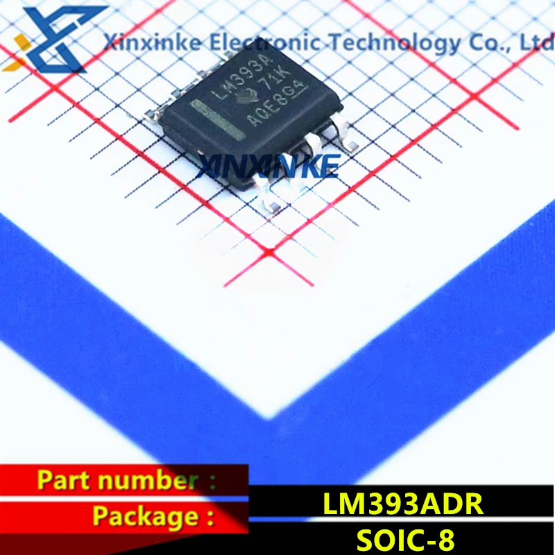 LM393ADR LM393A SOIC-8 Analog Comparators Dual Diff A Grade 	Amplifier ICs Brand New Original