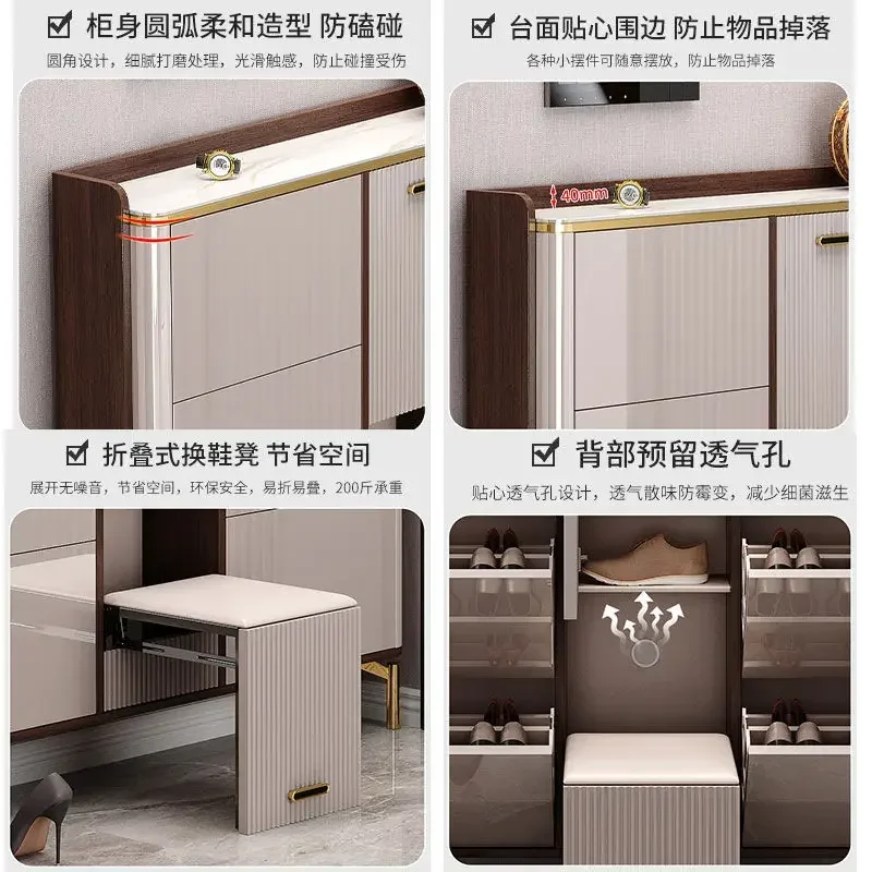 Modern Shoe Cabinets Foldable Stool Shoe Cabinets Shoe Rack Storage Entryway Bench Woonkamer Kasten Home Living Room Furniture