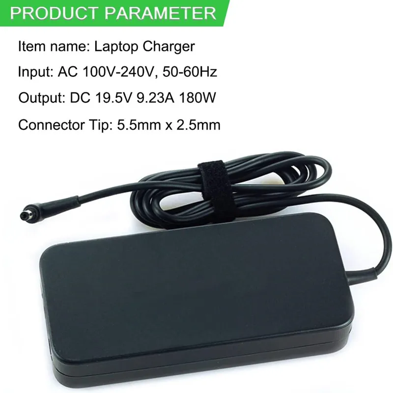 19.5V 9.23A 180W Notebook Power Adapter ASUS Laptops ROG G750-JS G750JM ADP-180MB F ADP-180HB D FA180PM111 ADP-150VB (5.5x2.5mm)