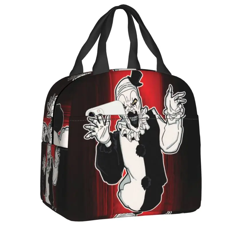 

Custom T-Terrifiers 3 Portable Lunch Box for Women Leakproof Thermal Cooler Food Insulated Lunch Bag Office Work