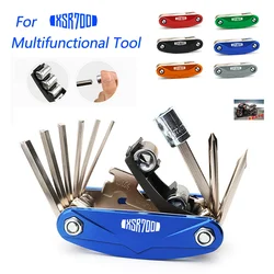 Logo For YAMAHA XSR700 XSR900 XSR 700 900 Multifunctional tool Repair Screwdriver Set Tool Conbination Tool Hot Deal Accessories