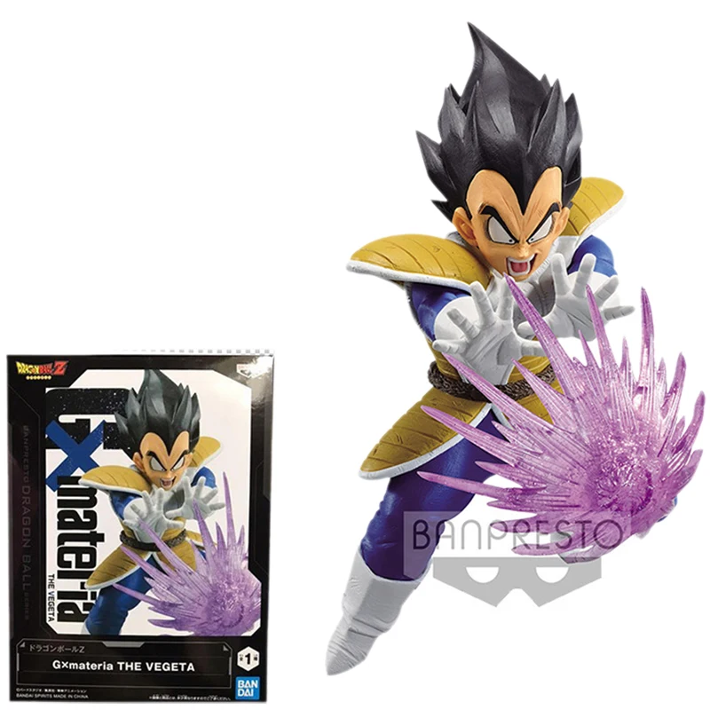 Bandai Original Banpresto japon Anime G × materia Dragon Ball Z végéta PVC figurine modèle Collection jouet garçons cadeau d'anniversaire