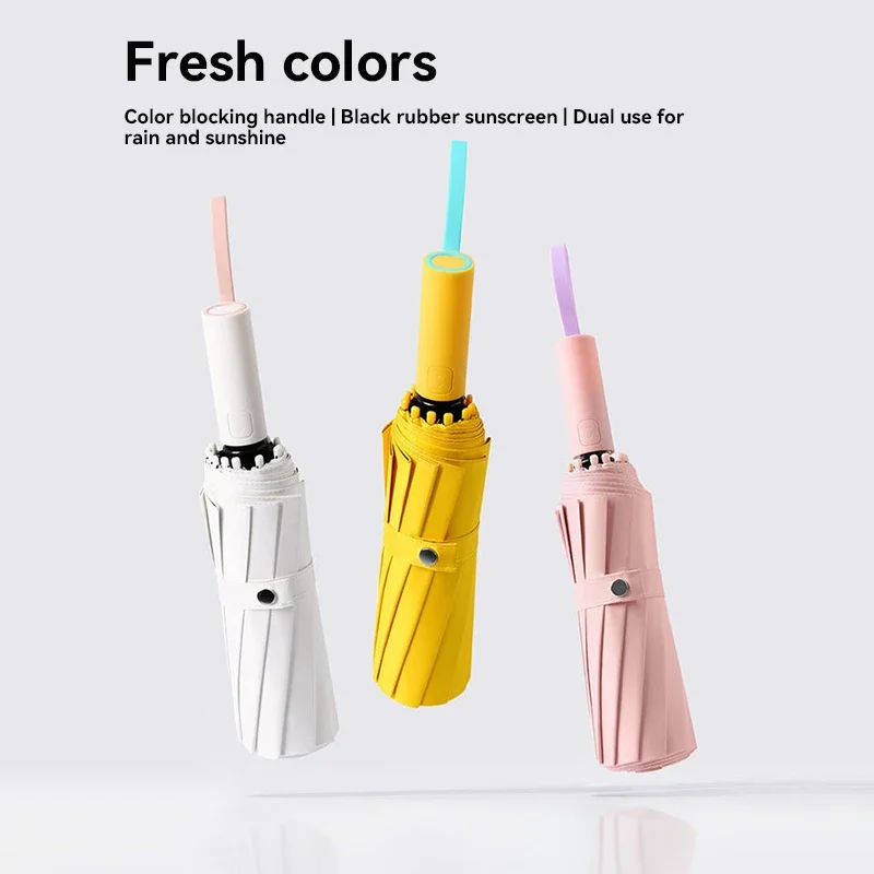 Xiaomi 72 Bone Fully Automatic Umbrella Special Color Sun UV Protection Rain Umbrella Folding Windproof Strong for Men Women