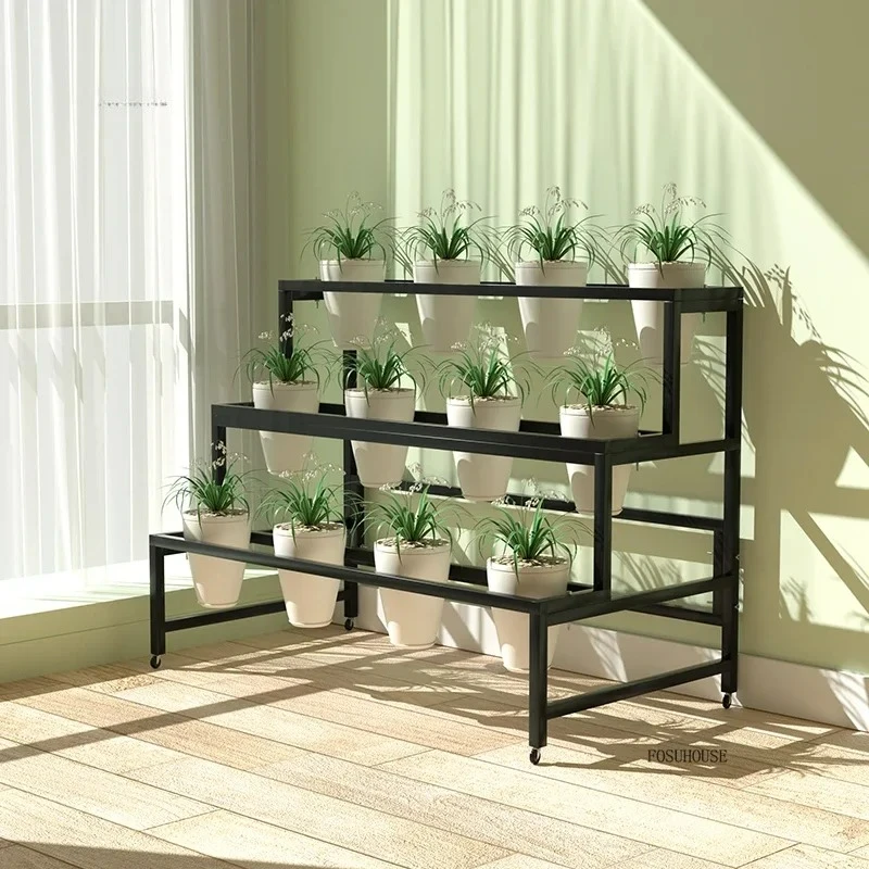 

Customizable Modern Stepped Plant Shelves Flower Shop